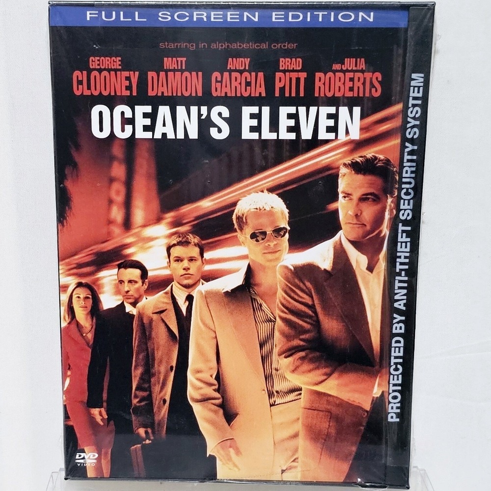 Oceans Eleven (2002 DVD Movie Full-screen) Brand New